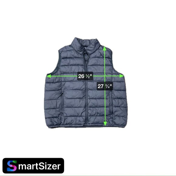 G.H. Bass & Co. Puffer Vest Navy Quilted Full Zip Pockets Sz XXL - Picture 6 of 9